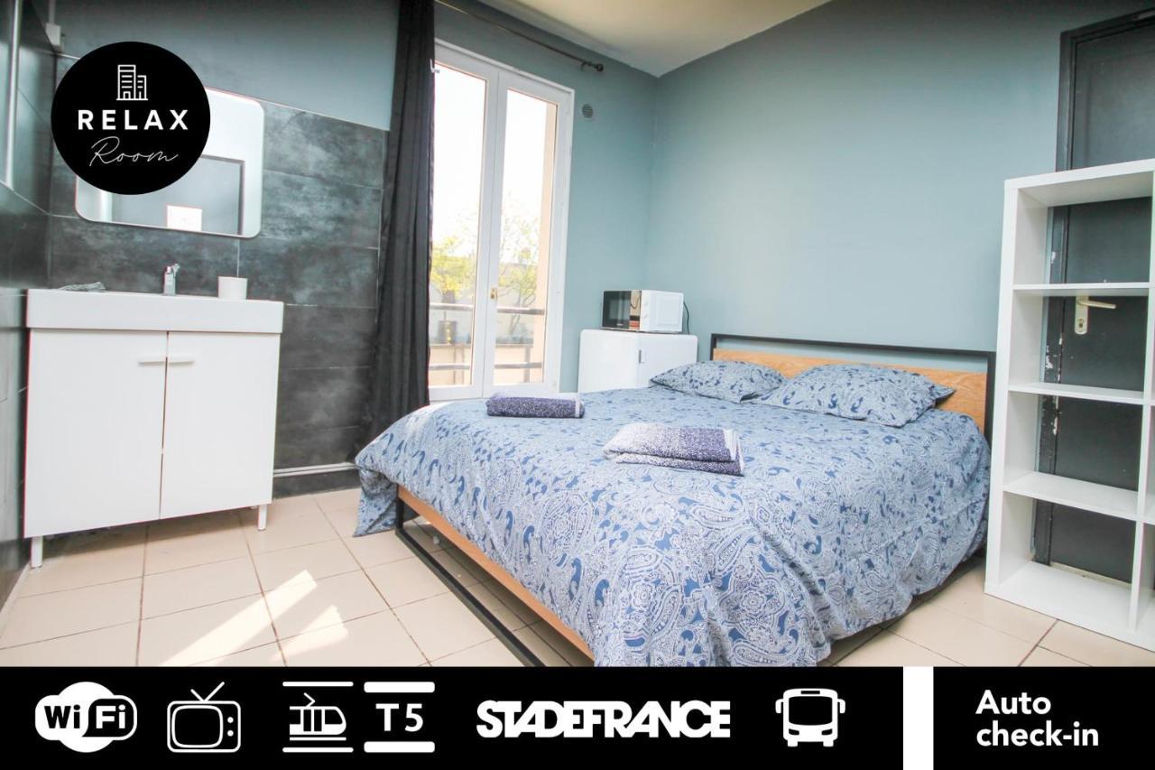 08 - Chambre Proche Paris Et Transports Avec Tv Wifi Saint-Denis  Exterior photo